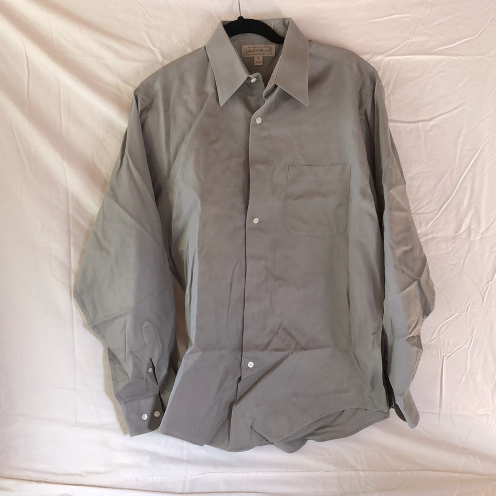 Herringbone Twill, Croft & Barrow, 16 34/35, Gray